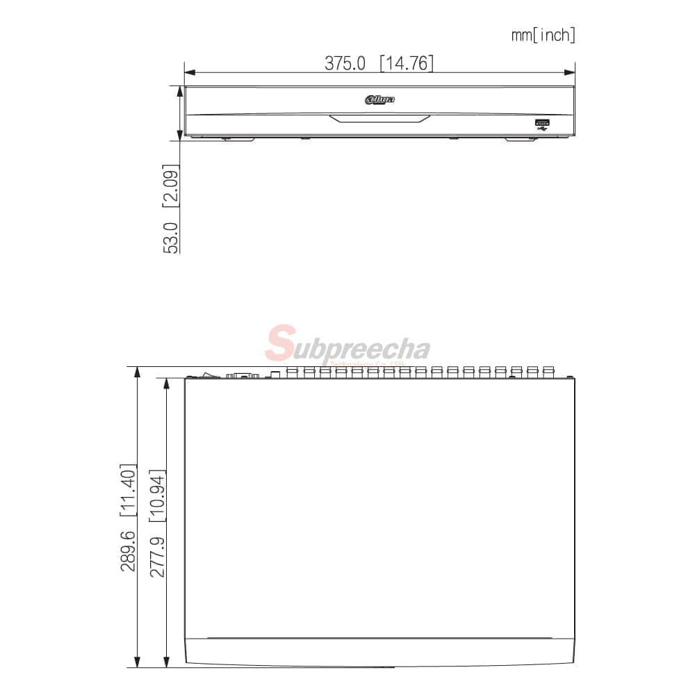 XVR5232AN5MI3TDIMENSIONS ทรัพย์ปรีชา เทคโนโลยี