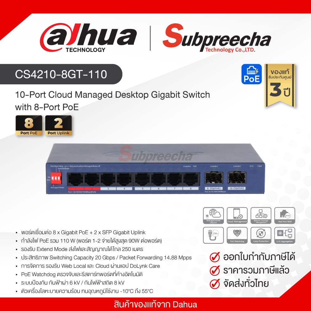 CS42108GT11030 ทรัพย์ปรีชา เทคโนโลยี