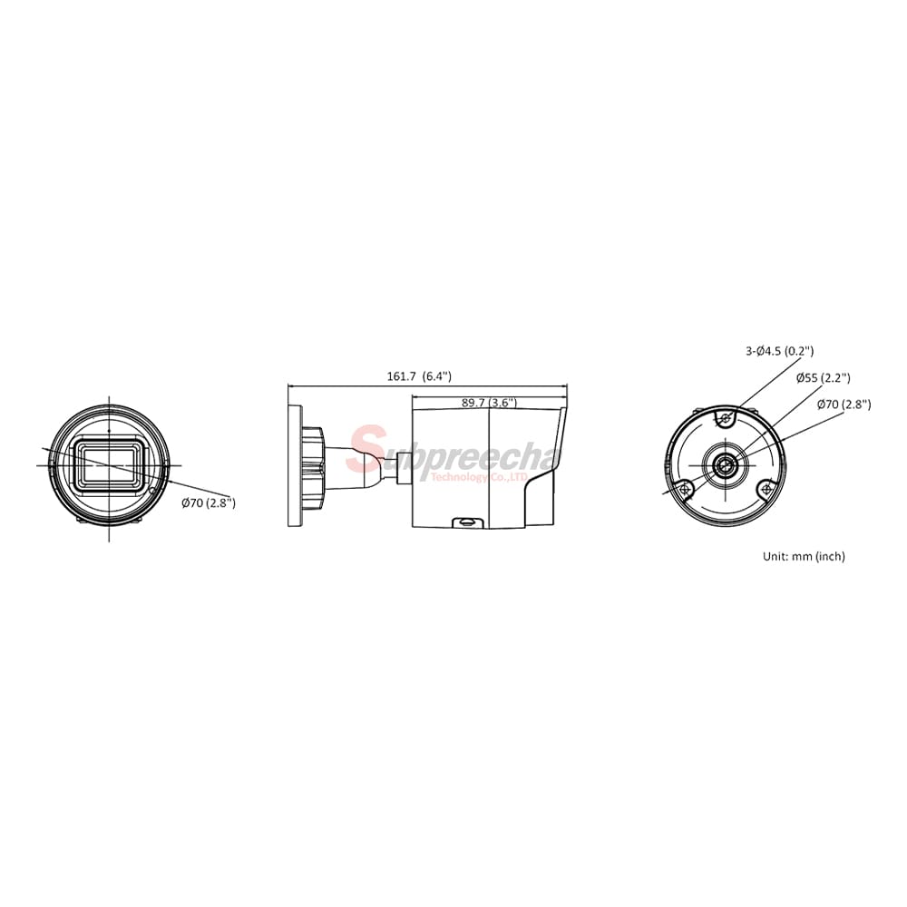 DS2CD2063G2IDimensionsimage1 ทรัพย์ปรีชา เทคโนโลยี