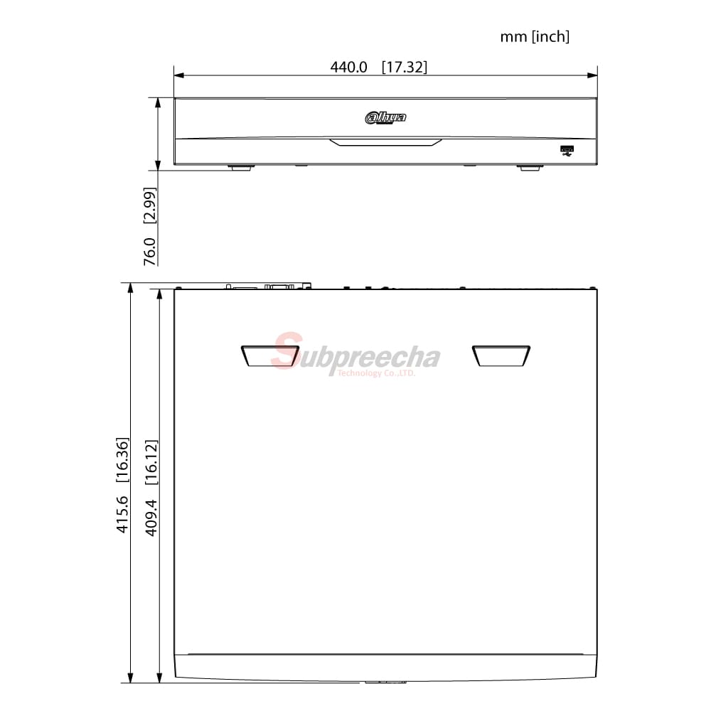 NVR546416HPEI2DIMENSIONS ทรัพย์ปรีชา เทคโนโลยี