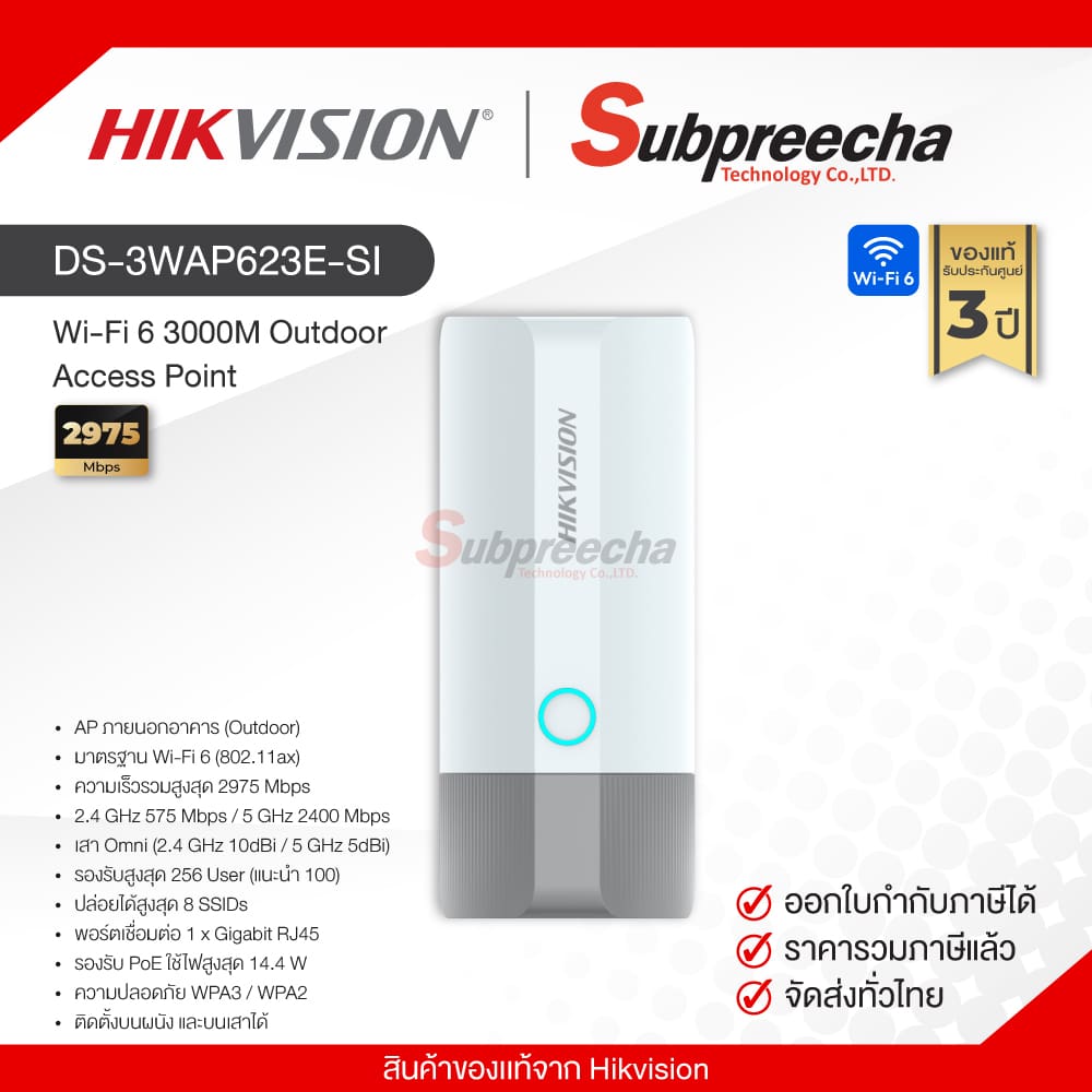 DS3WAP623ESI30 ทรัพย์ปรีชา เทคโนโลยี