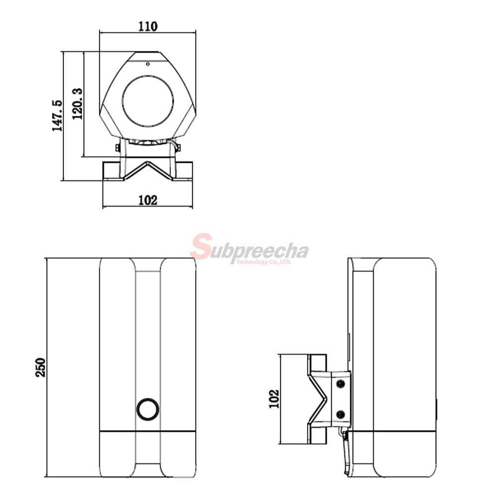 DS3WAP623ESIDimensionsimage1 ทรัพย์ปรีชา เทคโนโลยี