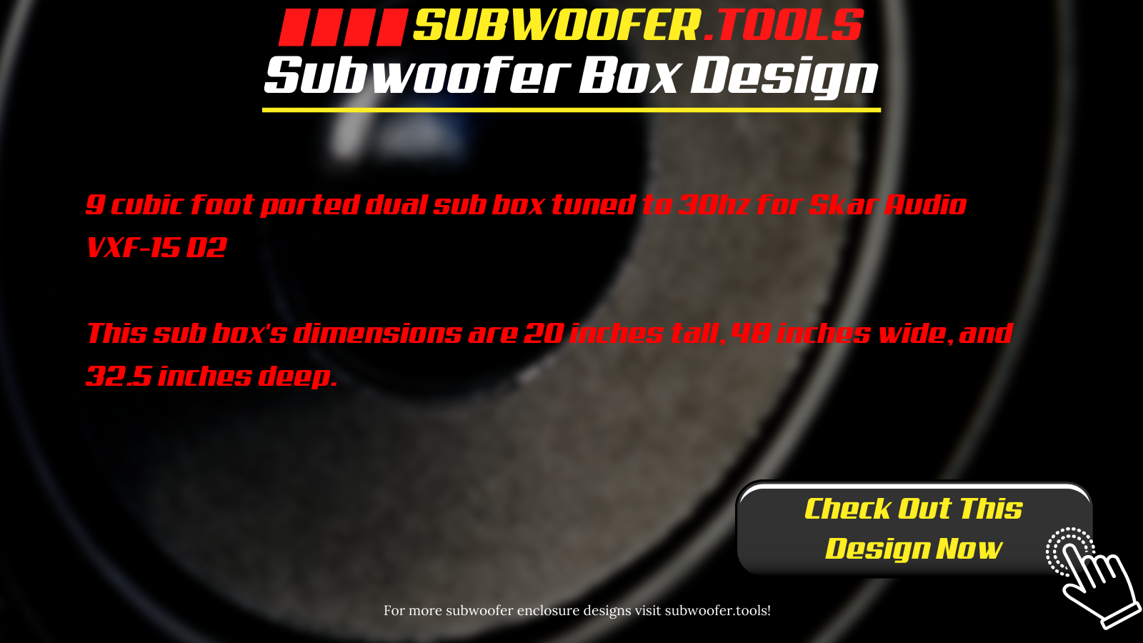 9+ Box For 15 Inch Sub