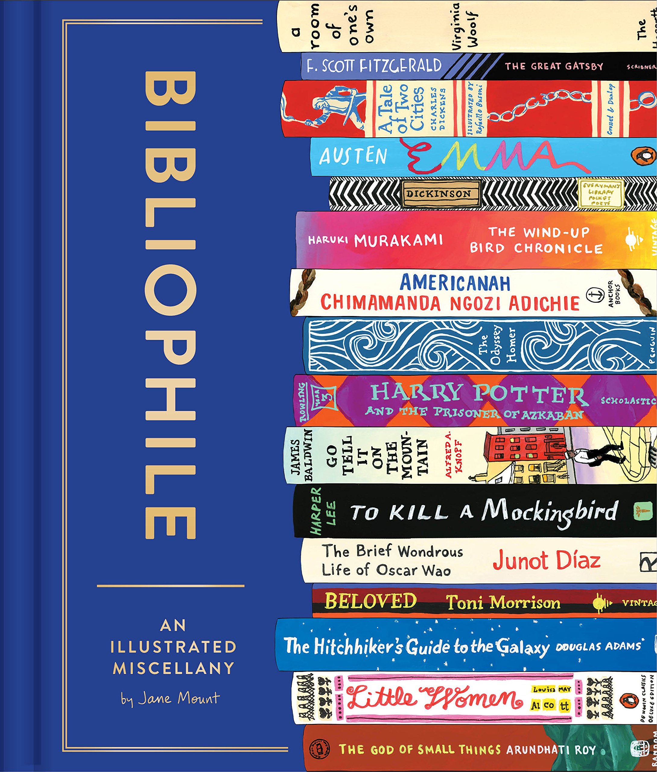 Cover of Bibliophile: An Illustrated Miscellany (Book for Writers, Book Lovers Miscellany with Booklist)