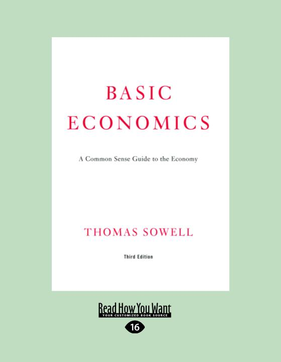 Cover of Basic Economics