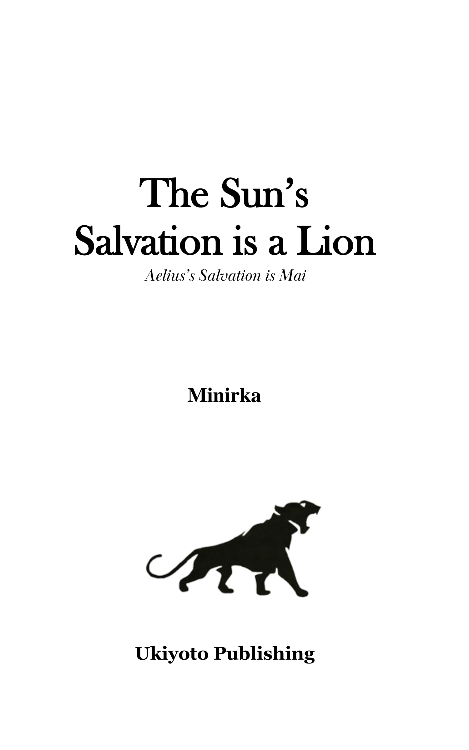 Cover of The Sun’s Salvation is a Lion
