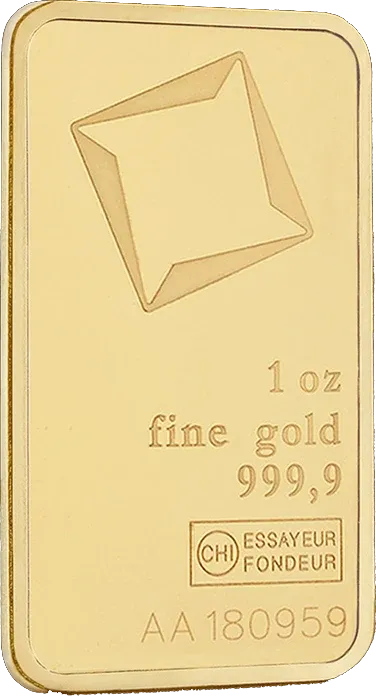 Valcambi gold bar 1 oz