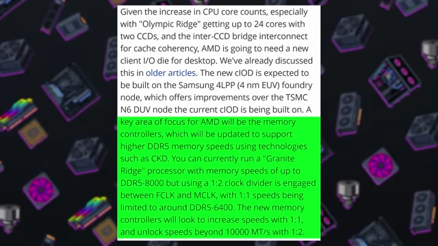 Zen 6 双DDR5内存控制器