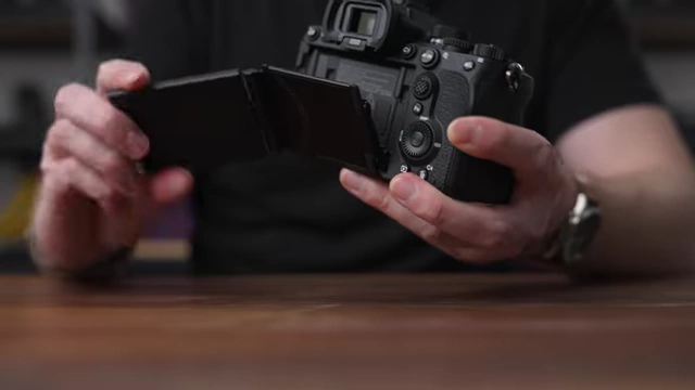Sony a7 V's multi-angle screen mechanism