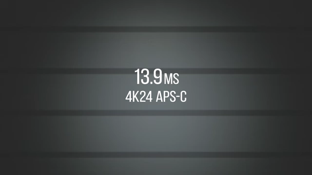Sony a7 V 4K24 APS-C rolling shutter result (13.9ms)