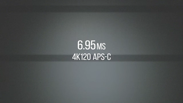 Sony a7 V 4K120 APS-C rolling shutter result (6.95ms)