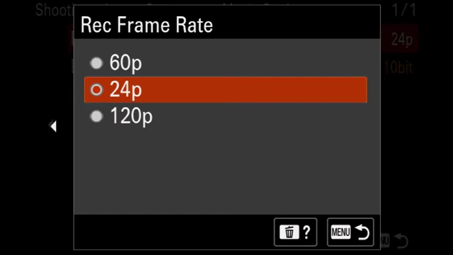 H.265 frame rate options, skipping 25p/30p