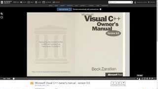 An old "Visual C++ Owner's Manual, version 5.0", representing a foundational, low-level approach to learning the language.
