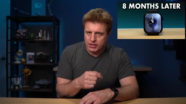 A video thumbnail asking "8 Months Later" about the Apple Watch's durability.