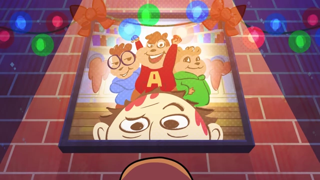 Illymation watches in awe as the new CG-animated Alvin and the Chipmunks appear on screen.
