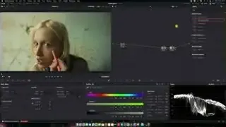 DaVinci Resolve node setup for traditional film conversion with Kodak 3383.