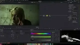 DaVinci Resolve node setup for the output transformation to ADX10 in the advanced film emulation method.