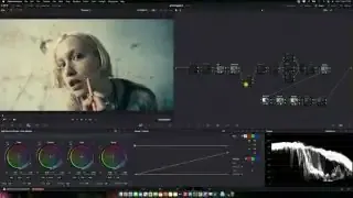 The curve editor in DaVinci Resolve showing adjustments for dynamic compression.