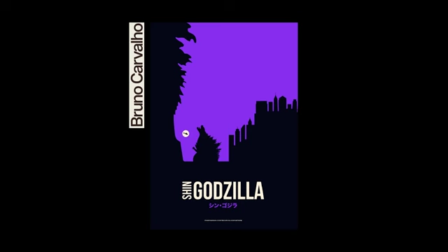 Bruno Carvalho's minimalist poster for Shin Godzilla.