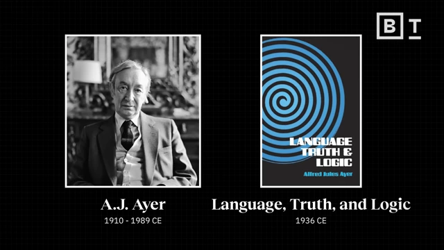 A.J. Ayer及其著作《语言、真理与逻辑》
