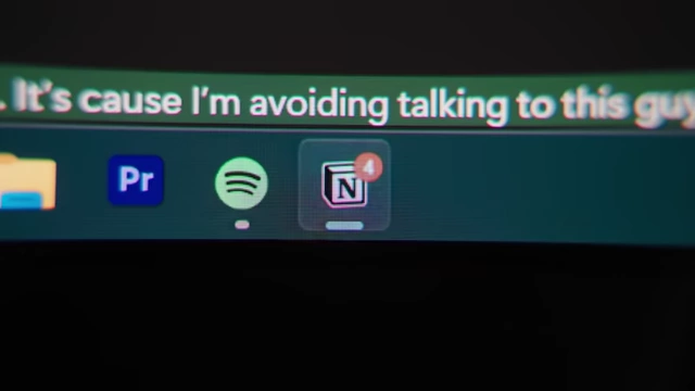 The Notion icon on a desktop, indicating its use for scripting video ideas.