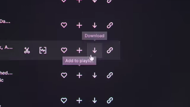 Epidemic Sound download options, showing the choice between full tracks and individual stems for music customization.