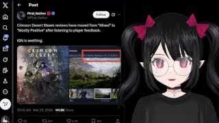 《赤沙之歌》Steam评价从“褒贬不一”转为“多半好评”