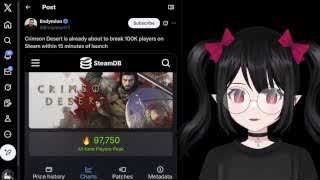 SteamDB显示《赤沙之歌》发布15分钟内玩家数量接近10万