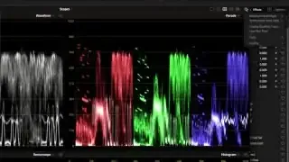 Multiple Scope Layout in DaVinci Resolve