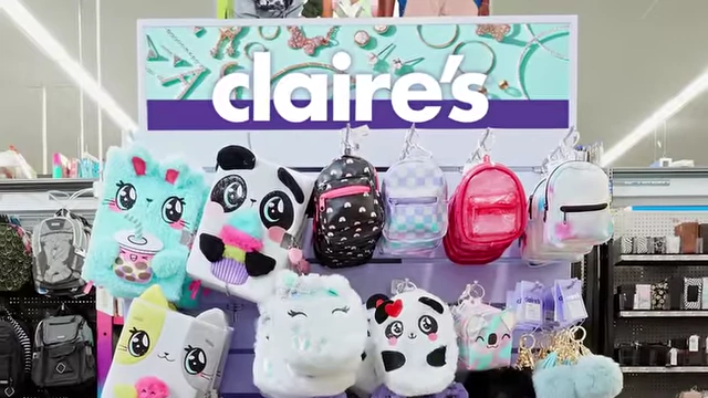 Claire's在沃尔玛的店中店销售点