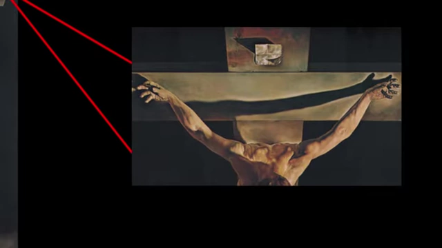 Close-up of Christ's hands, showing the soft, gently curled fingers without nails or blood, indicating suspended gravity rather than suffering