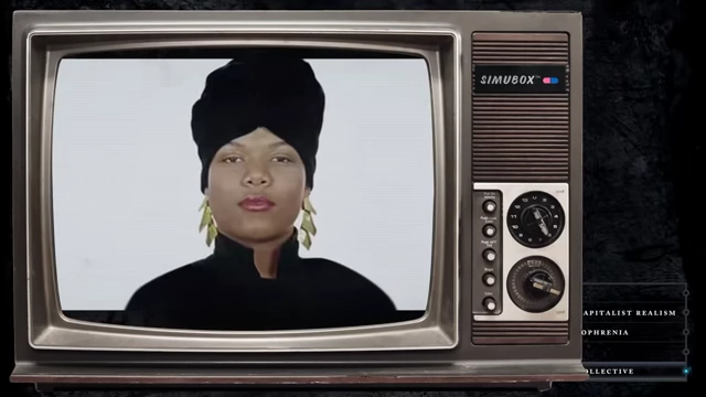 Queen Latifah in a music video, representing a divergent line of flight within hip-hop