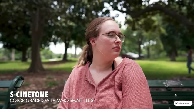 Example footage shot in S-Cinetone profile with minimal color grading