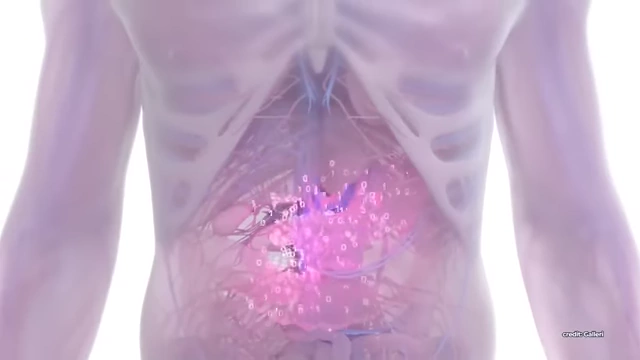 An animation depicting the detection of cancer signals within the body via the Galleri test.