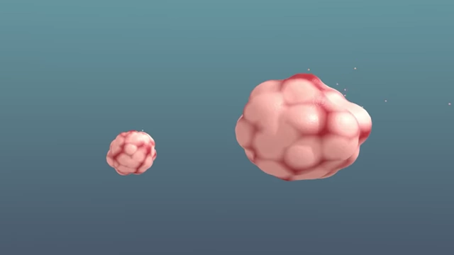 An animation showing how cancer signal strength increases with tumor size.