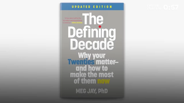 Cover of Dr. Meg Jay's book, "The Defining Decade"