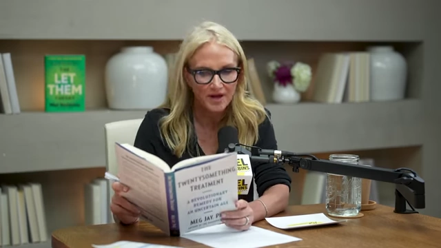 Mel Robbins reading from "The 20something Treatment" about the emotional struggles of the 20s