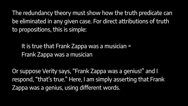 Simple cases of eliminating the truth predicate in direct attributions