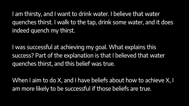 Truth plays an explanatory role in the success of beliefs and actions
