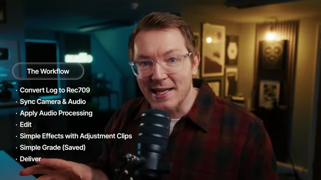 Overview of the DaVinci Resolve workflow steps
