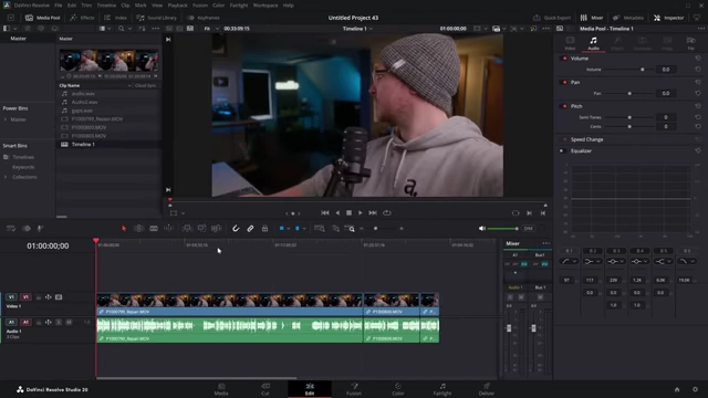 V-Log footage automatically converted to Rec.709 on the timeline
