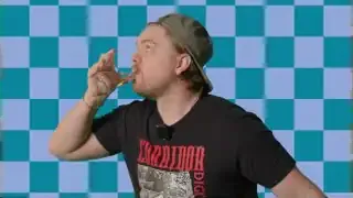 A crew member expressing awe at the AI's ability to perfectly key a transparent glass of water, including the water's refraction.