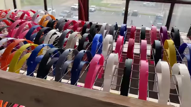 Volunteers producing 3D-printed masks.