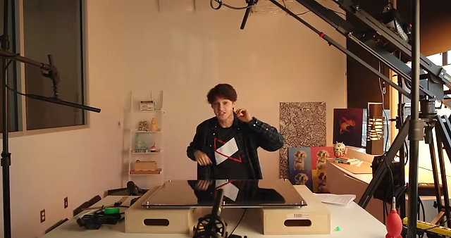 Multiple Sennheiser 416 microphones positioned differently, demonstrating how placement affects sound