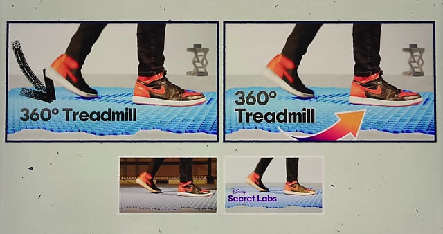 Holti 360° Treadmill thumbnail drafts, showing early concepts and motion