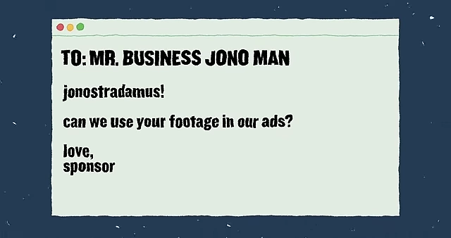 An email from a brand requesting to use creator content for their ads