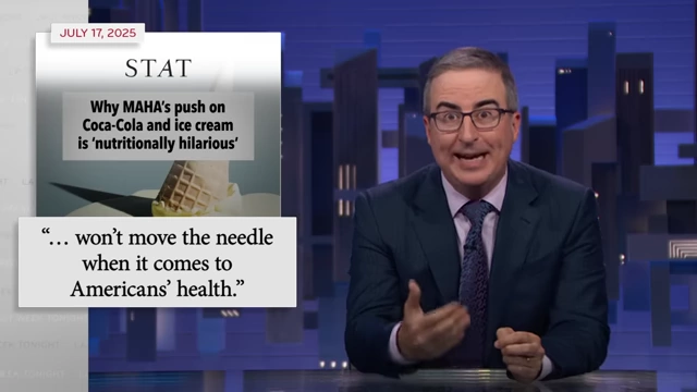 A STAT article quote notes that small moves like removing food dyes "...won't move the needle when it comes to Americans' health."