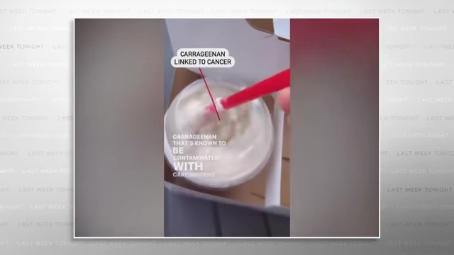 Vani Hari's video criticizing Chick-fil-A's frozen lemonade, highlighting "carrageenan linked to cancer."