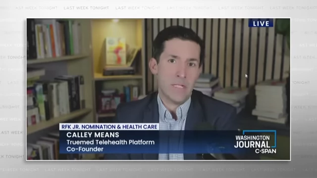 Calley Means on Washington Journal dismisses a caller's question about food deserts as "nihilistic."