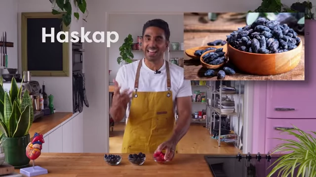 Haskap berries are shown as a unique and impressive source of anthocyanins.